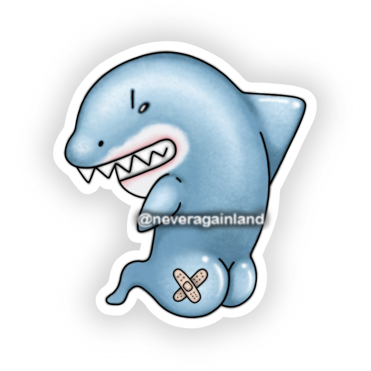 BUTT - Shark Sticker