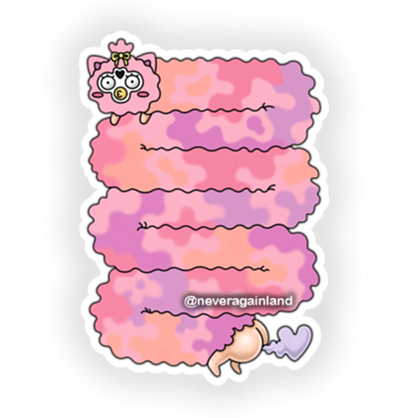 Pink Longby - Sticker