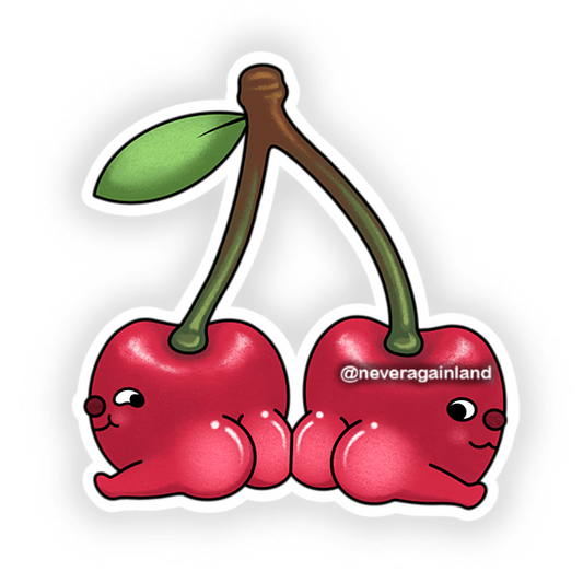 BUTT - Cherry Sticker
