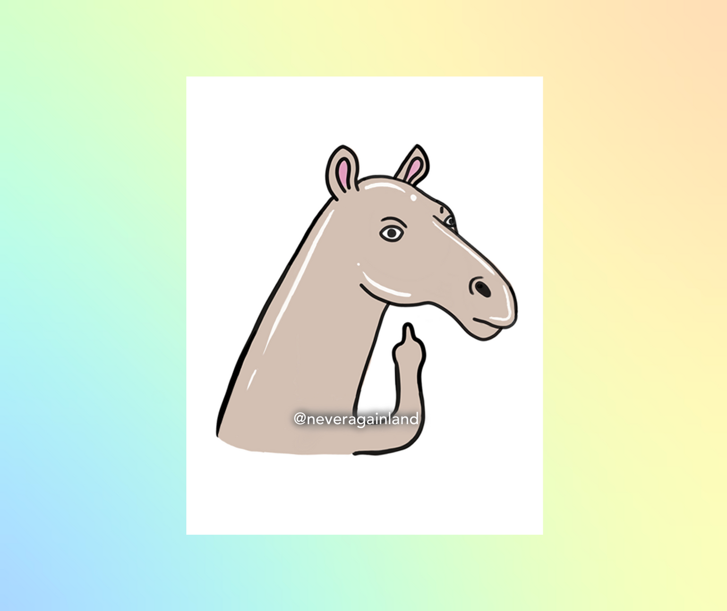 F U Horse - Prints